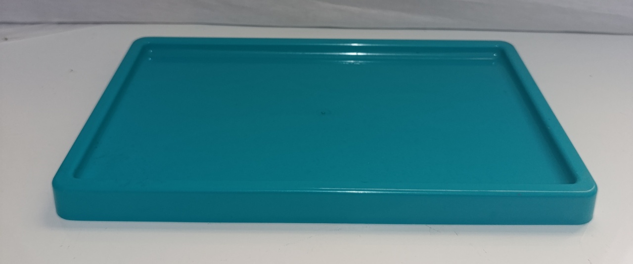 Bandeja Retangular Azul Tiffany  - AMÔ ATELIÊ DECORAÇÃO