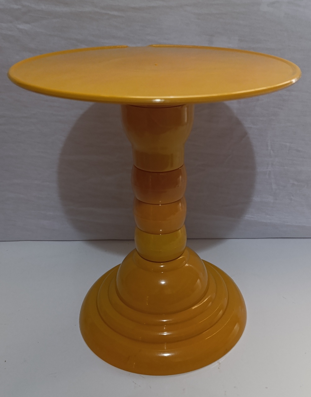 Boleira Mostarda M  - AMÔ ATELIÊ DECORAÇÃO