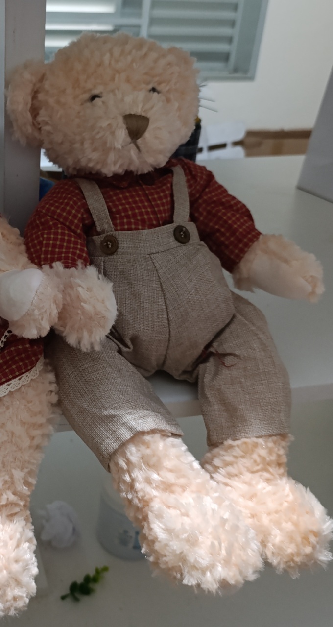 Urso Com Roupa  - AMÔ ATELIÊ DECORAÇÃO