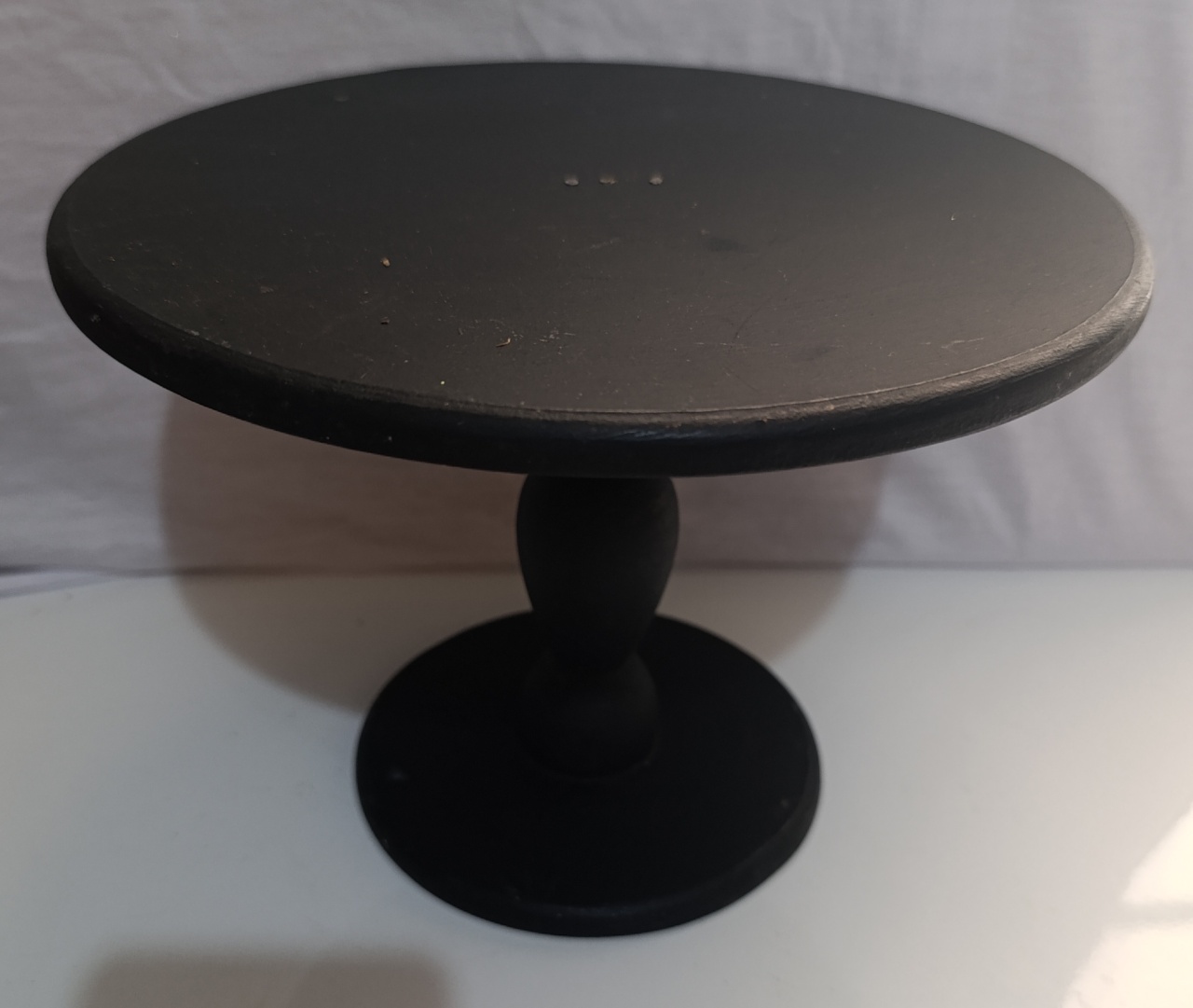 Boleira Preta (Mdf) M - AMÔ ATELIÊ DECORAÇÃO