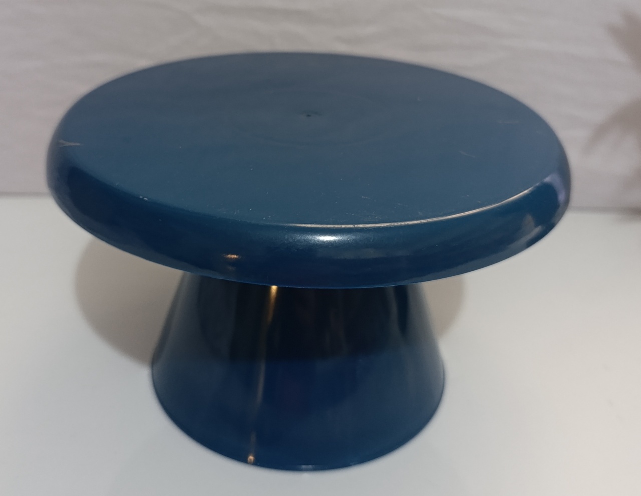 Boleira Cogumelo Azul Royal M - AMÔ ATELIÊ DECORAÇÃO