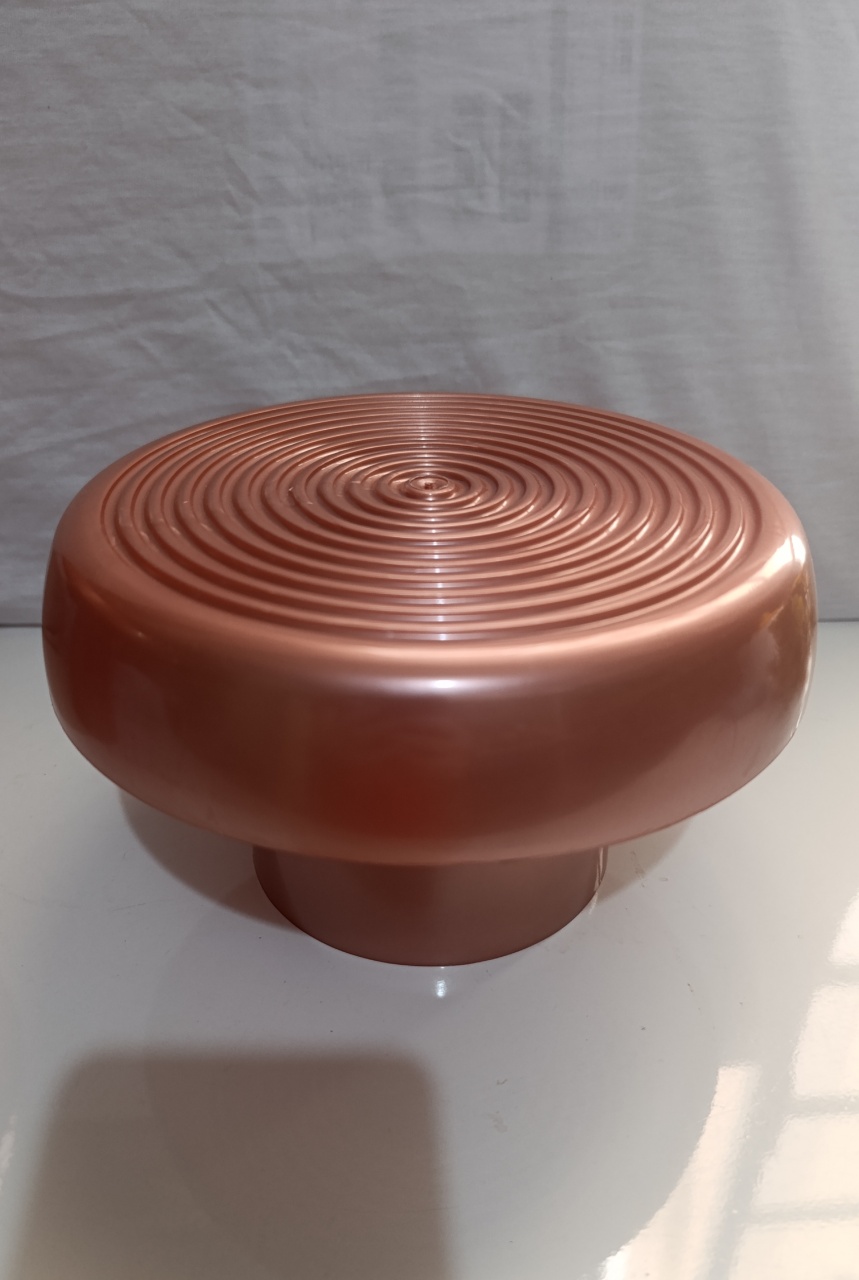 Boleira Alegra Rosa Antigo Metalizado P  - AMÔ ATELIÊ DECORAÇÃO