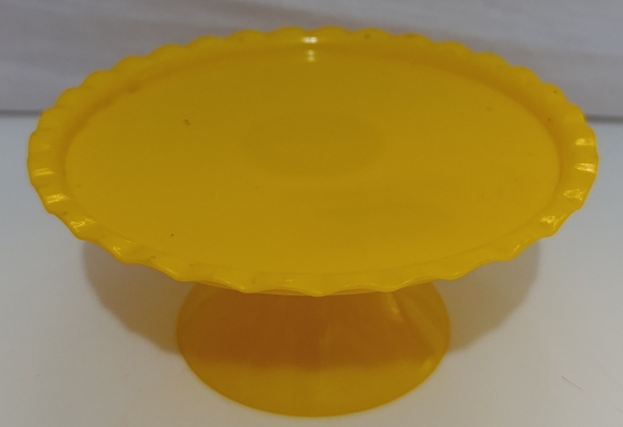 Mini Boleira Amarela  - AMÔ ATELIÊ DECORAÇÃO