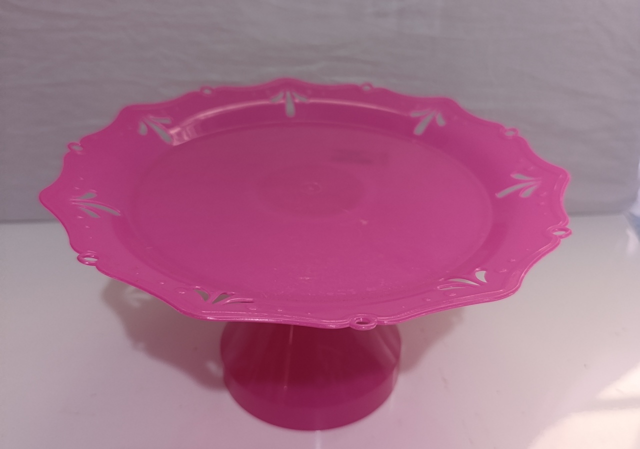Boleira Pink M  - AMÔ ATELIÊ DECORAÇÃO