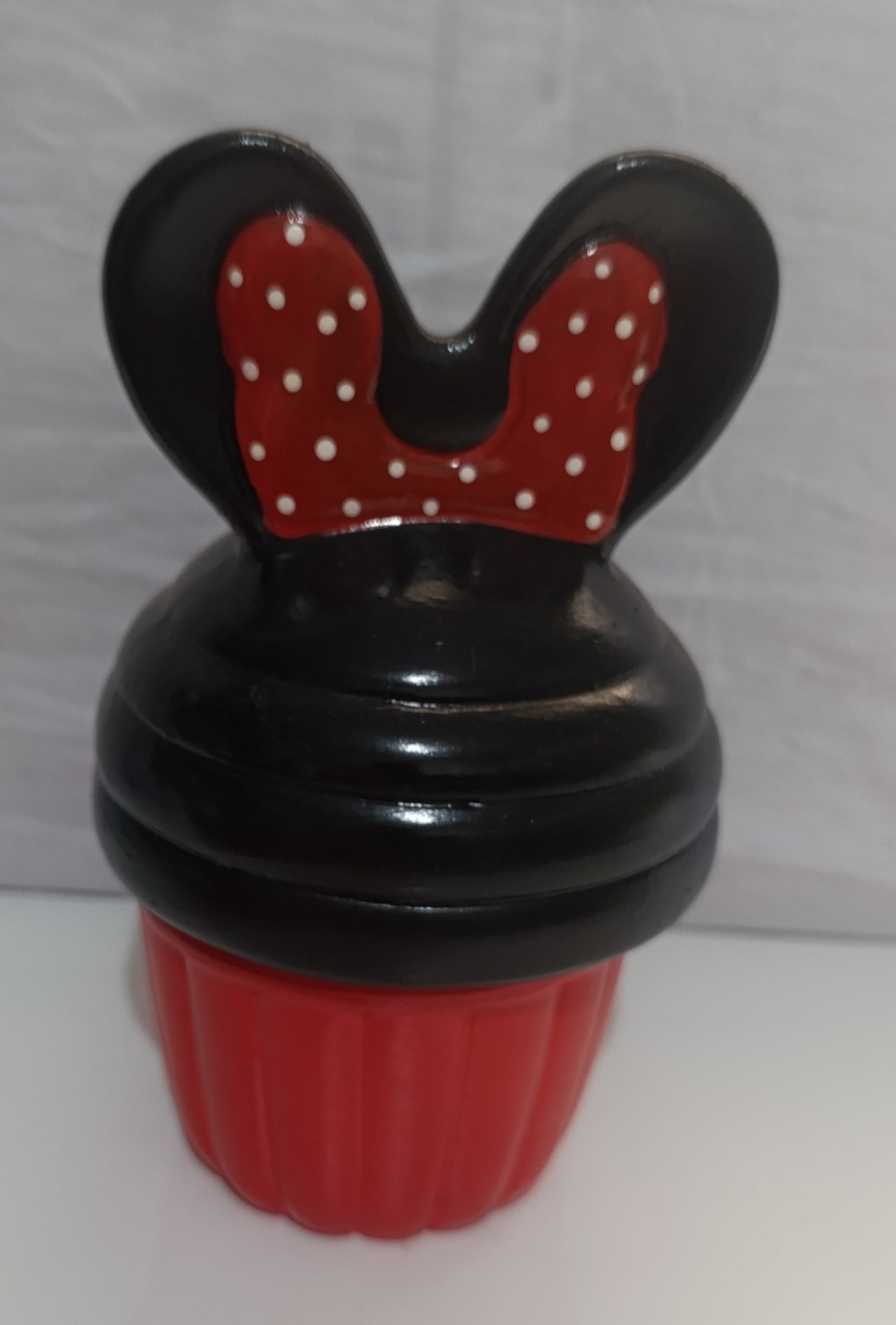 Potiche Minie Vermelho  - AMÔ ATELIÊ DECORAÇÃO