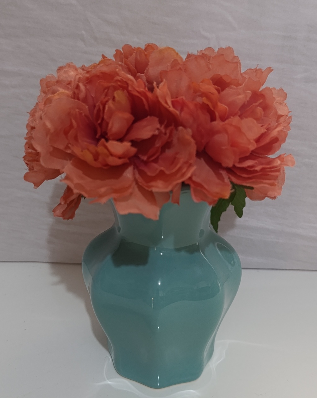 Vaso Cerâmica Azul Tiffany  - AMÔ ATELIÊ DECORAÇÃO
