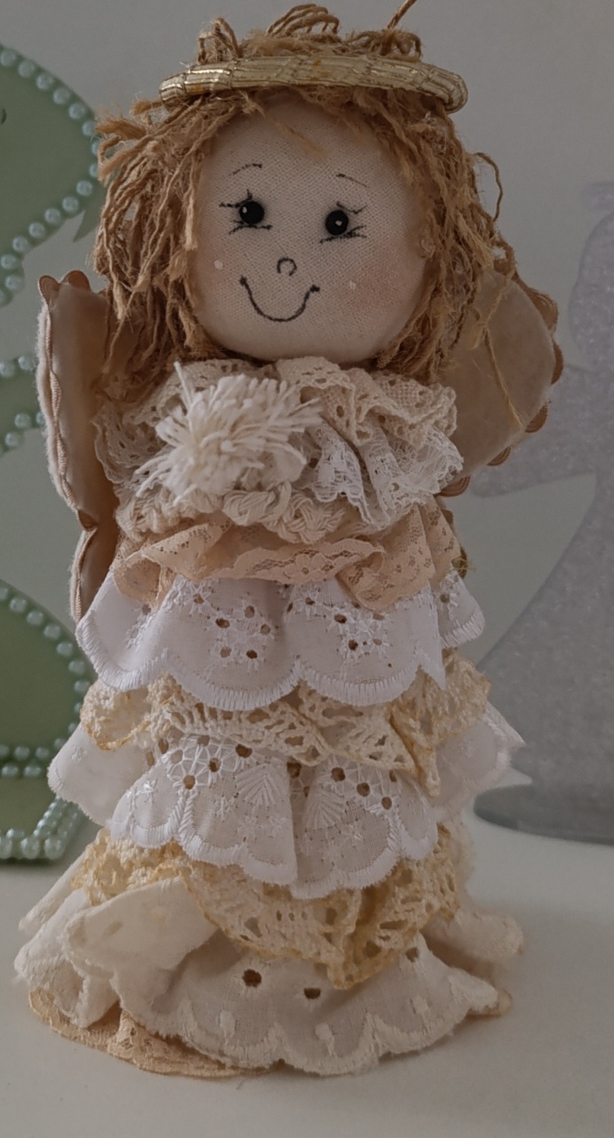 Anjinha Tecido  - AMÔ ATELIÊ DECORAÇÃO