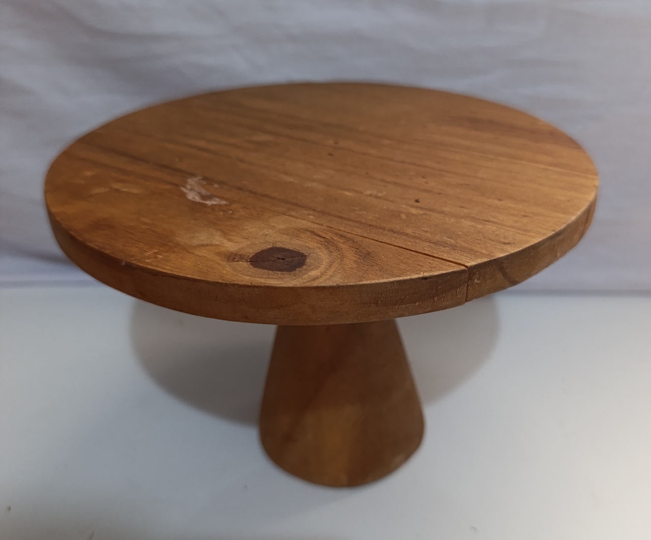 Boleira Pinus Envelhecido (Baixa) - AMÔ ATELIÊ DECORAÇÃO