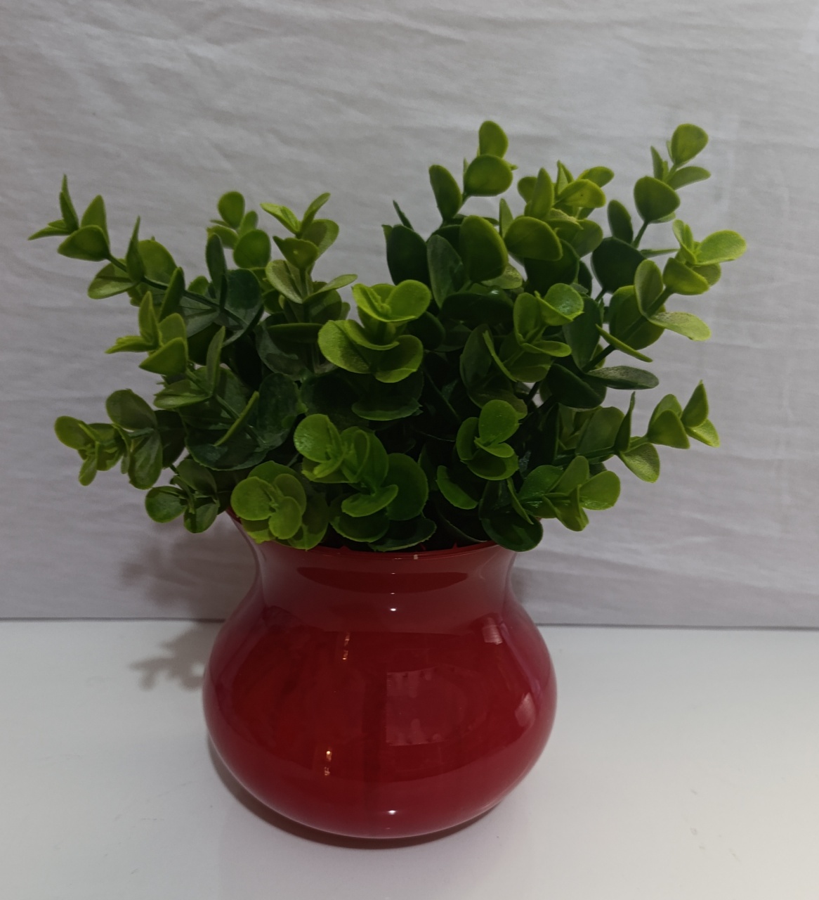 Vaso Vidro Vermelho M  - AMÔ ATELIÊ DECORAÇÃO