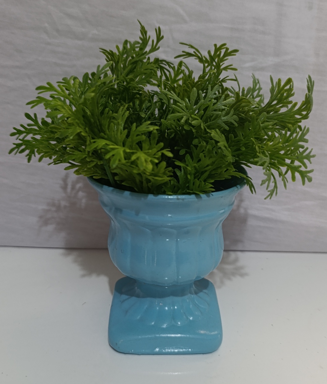 Vaso Grego Azul Claro P - AMÔ ATELIÊ DECORAÇÃO