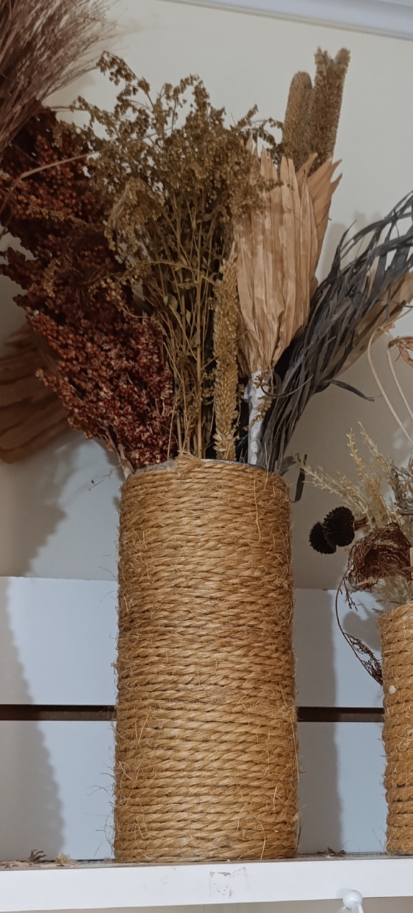 Vaso Tudo Corda G  - AMÔ ATELIÊ DECORAÇÃO