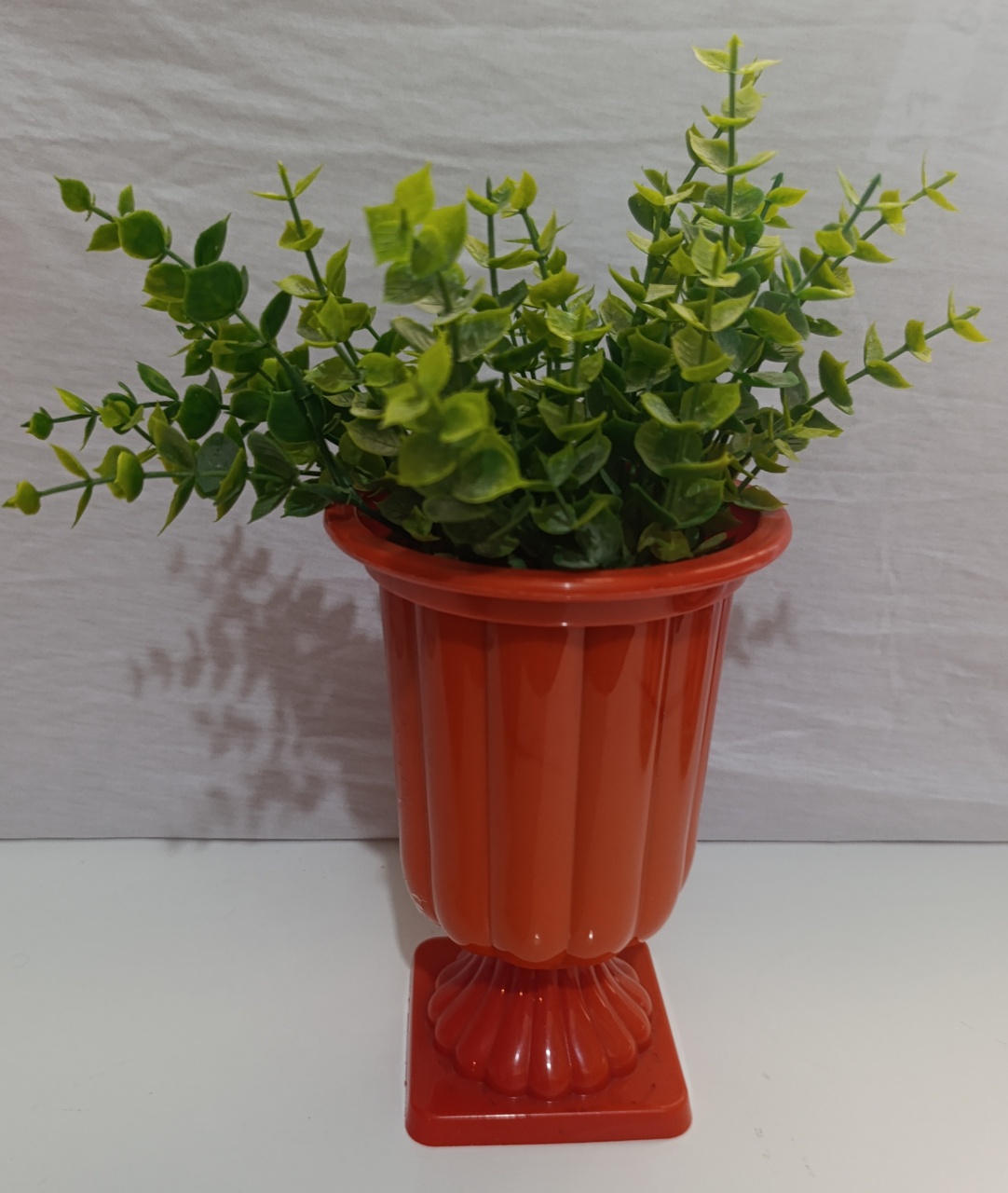 Vaso Grego Laranja M - AMÔ ATELIÊ DECORAÇÃO