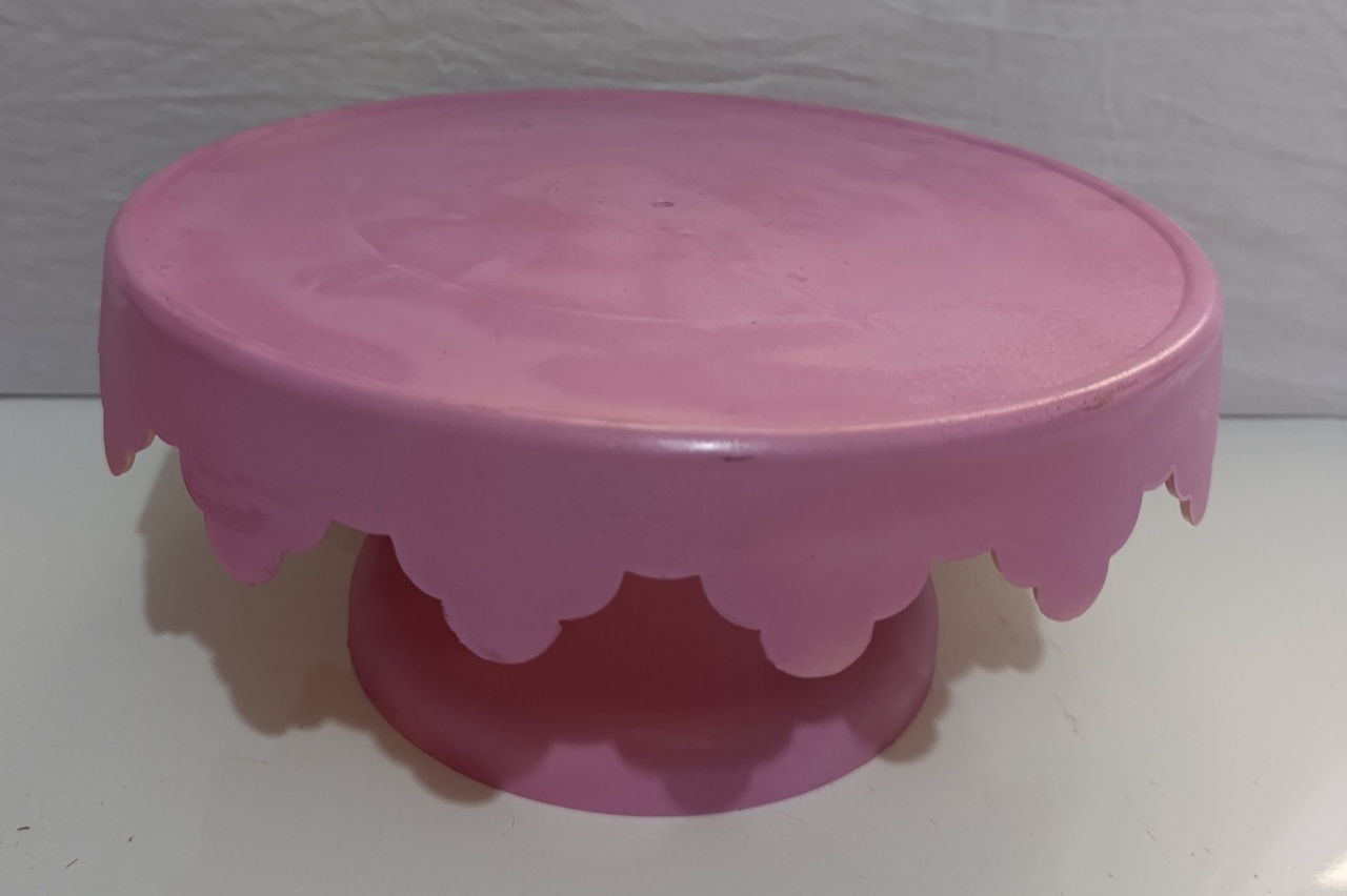 Boleira Babado Rosa Claro G - AMÔ ATELIÊ DECORAÇÃO