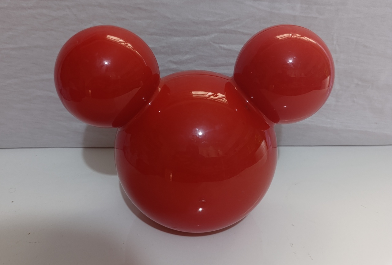 Cabeça Minie/Mickey Vermelho  - AMÔ ATELIÊ DECORAÇÃO