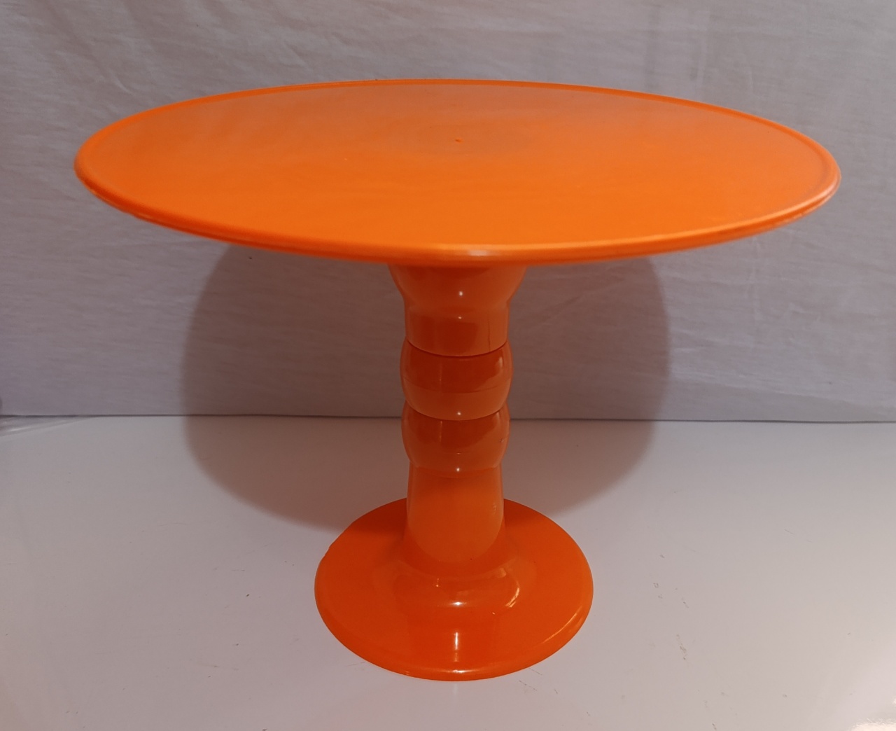Boleira Laranja G - AMÔ ATELIÊ DECORAÇÃO