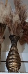 Vaso Alto Vime Dourado Envelhecido - imagem 1