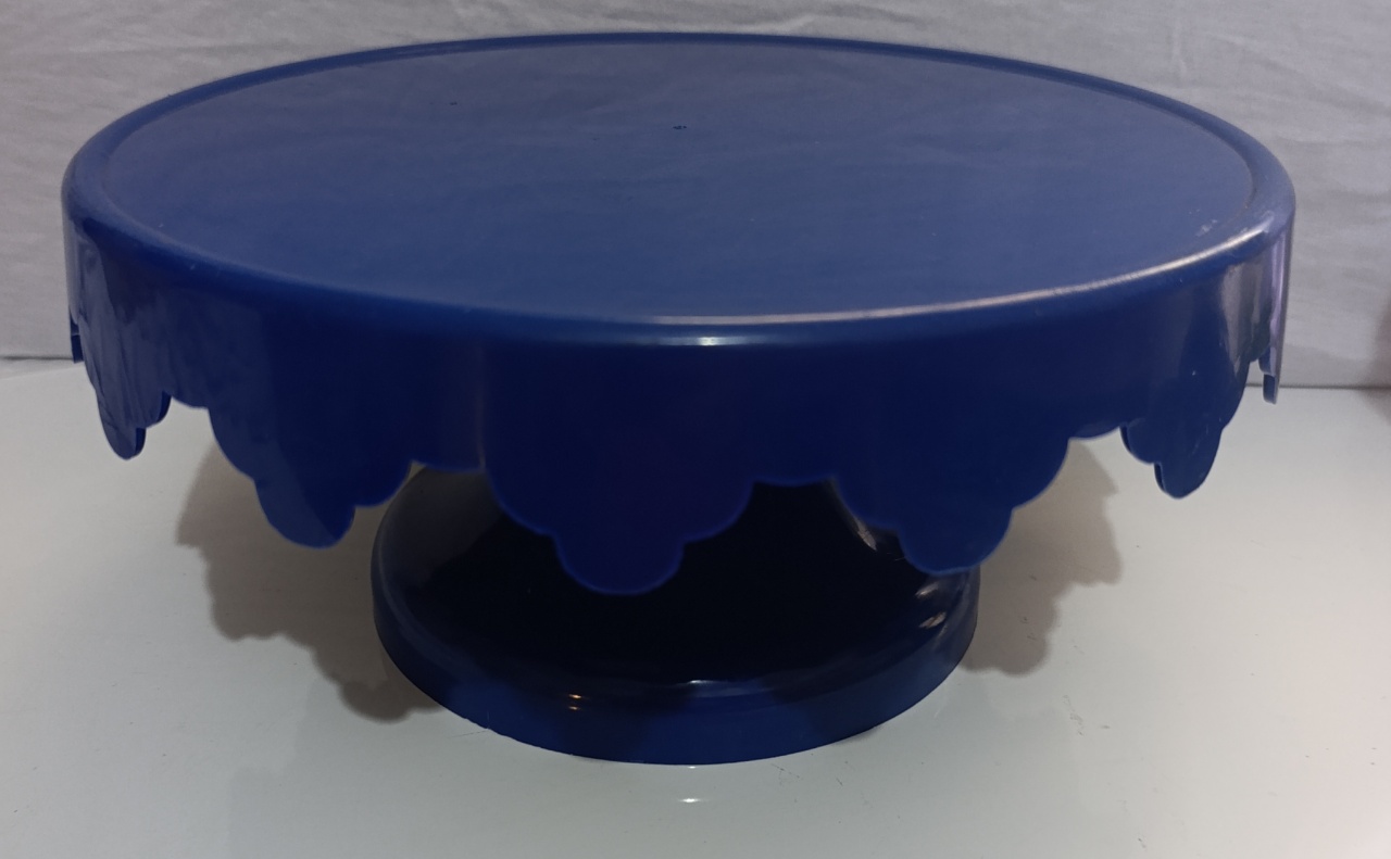 Boleira Ondulada Azul Escuro G - AMÔ ATELIÊ DECORAÇÃO