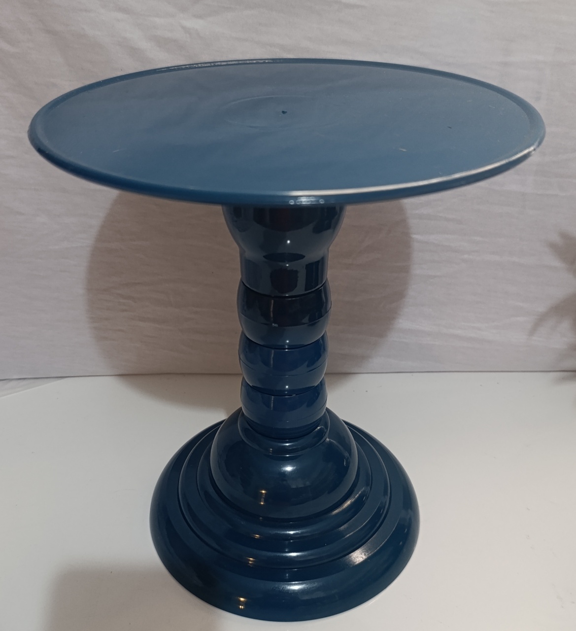 Boleira Azul Petróleo M - AMÔ ATELIÊ DECORAÇÃO