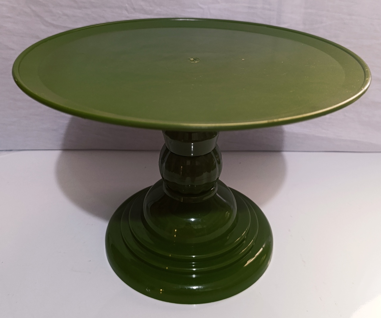 Boleira Verde Militar G  - AMÔ ATELIÊ DECORAÇÃO