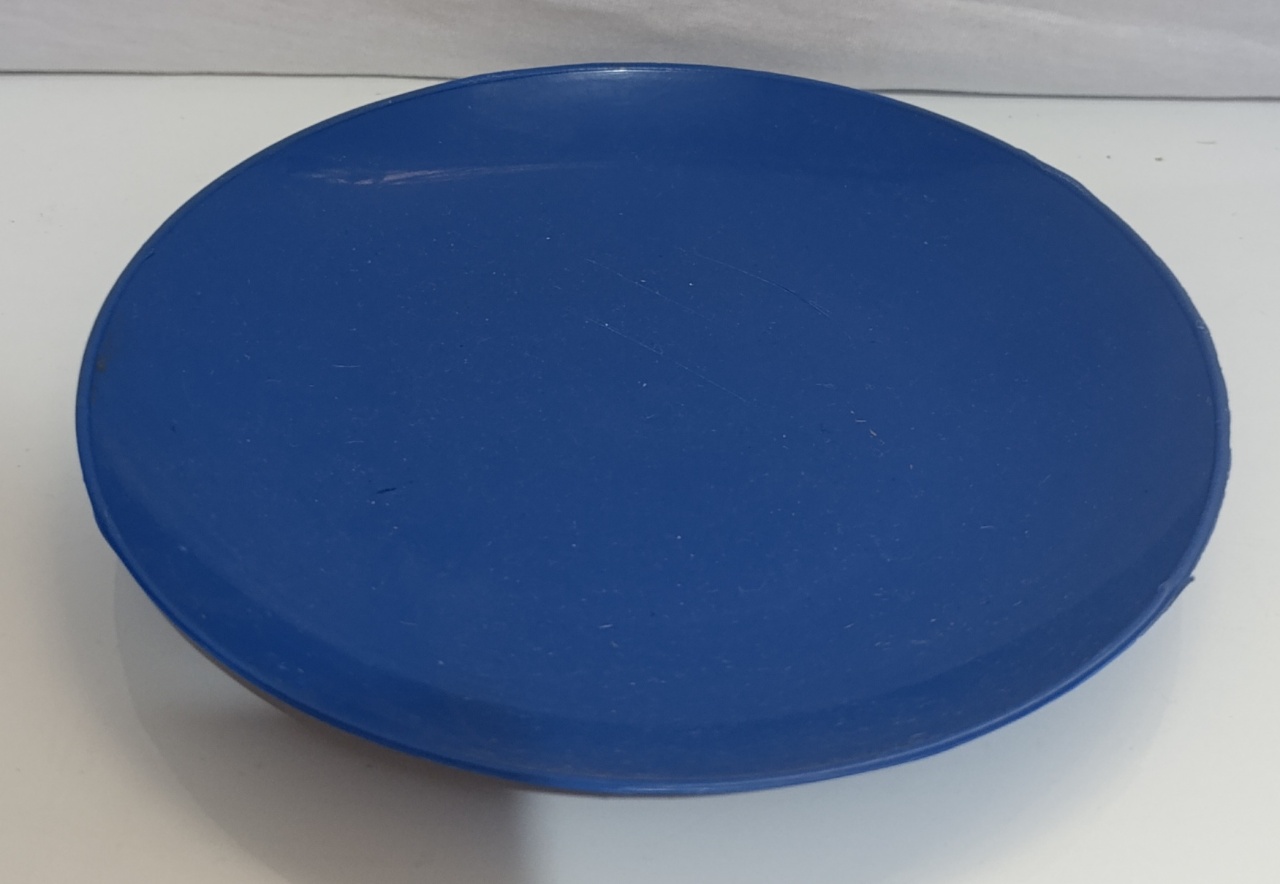 Bandeja Redonda Azul Royal  - AMÔ ATELIÊ DECORAÇÃO