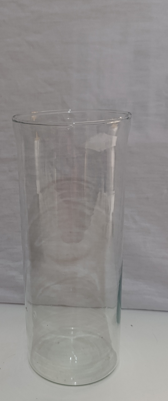 Vaso Solitário Vidro Transparente  - AMÔ ATELIÊ DECORAÇÃO