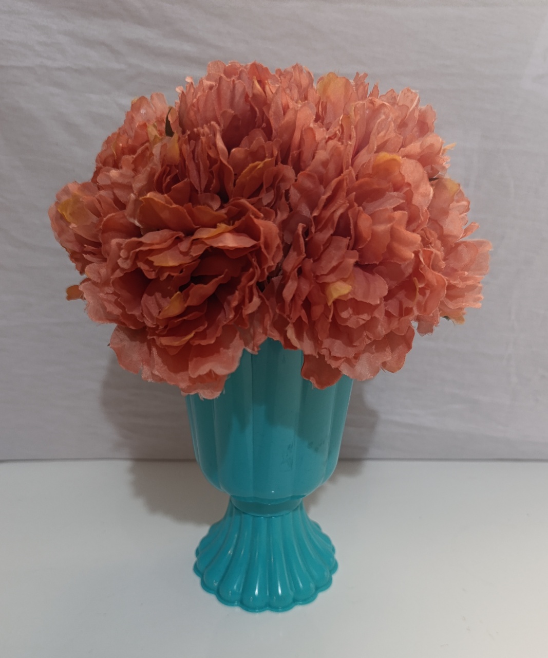Vaso Grego Azul Tiffany  - AMÔ ATELIÊ DECORAÇÃO