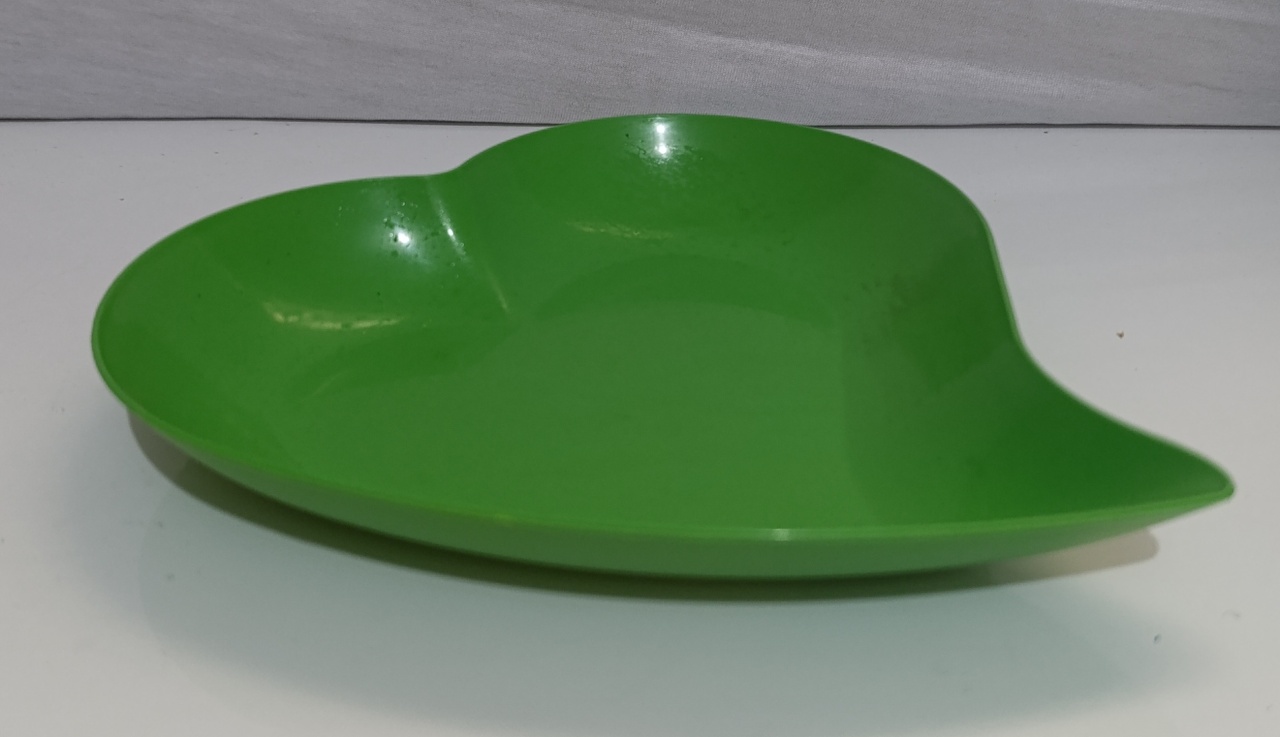 Bandeja Coração Verde Claro P - AMÔ ATELIÊ DECORAÇÃO