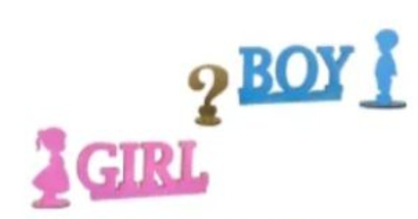 Kit Boy/Girl Mdf  - AMÔ ATELIÊ DECORAÇÃO