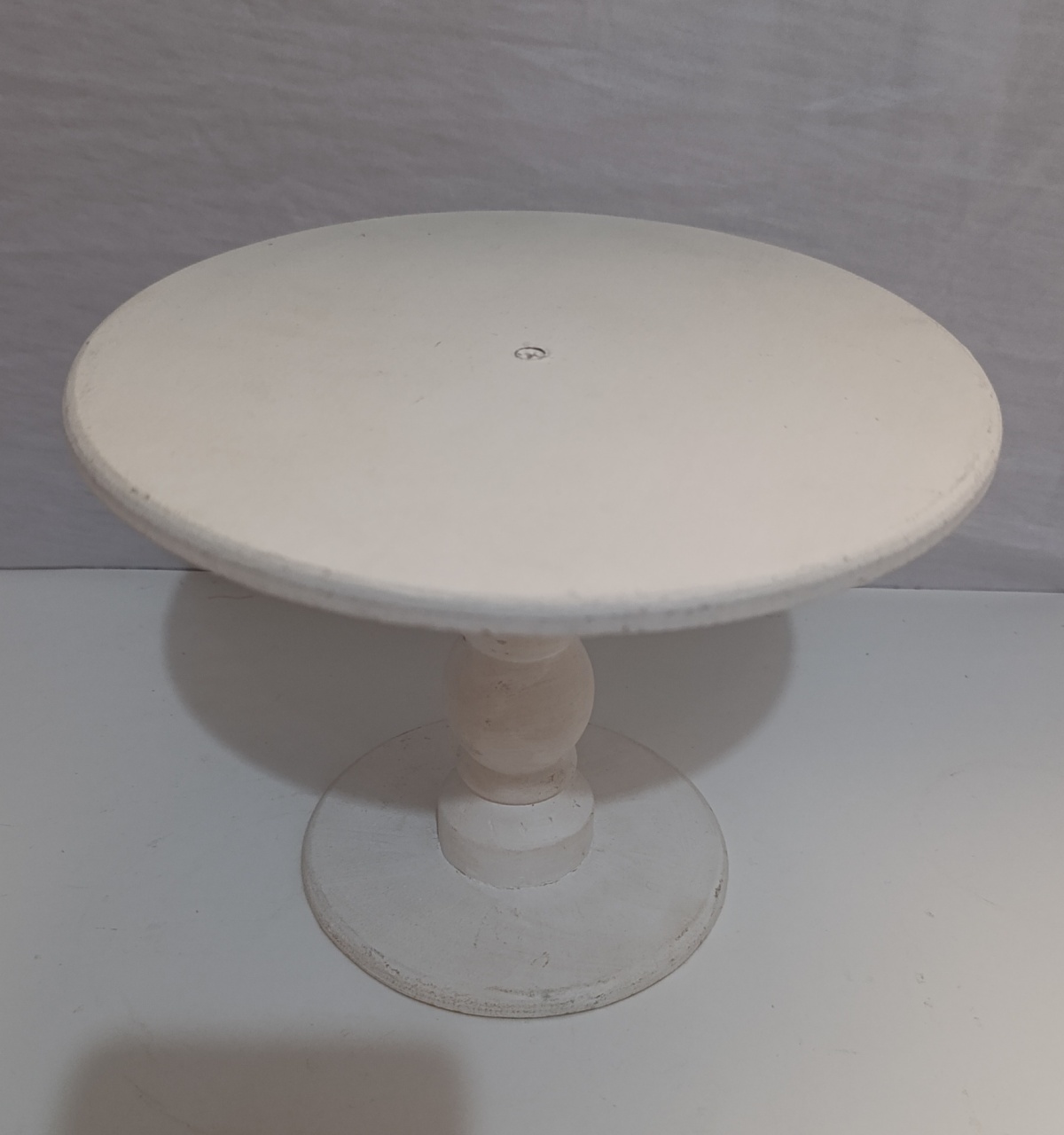 Boleira Branca Mdf P - AMÔ ATELIÊ DECORAÇÃO