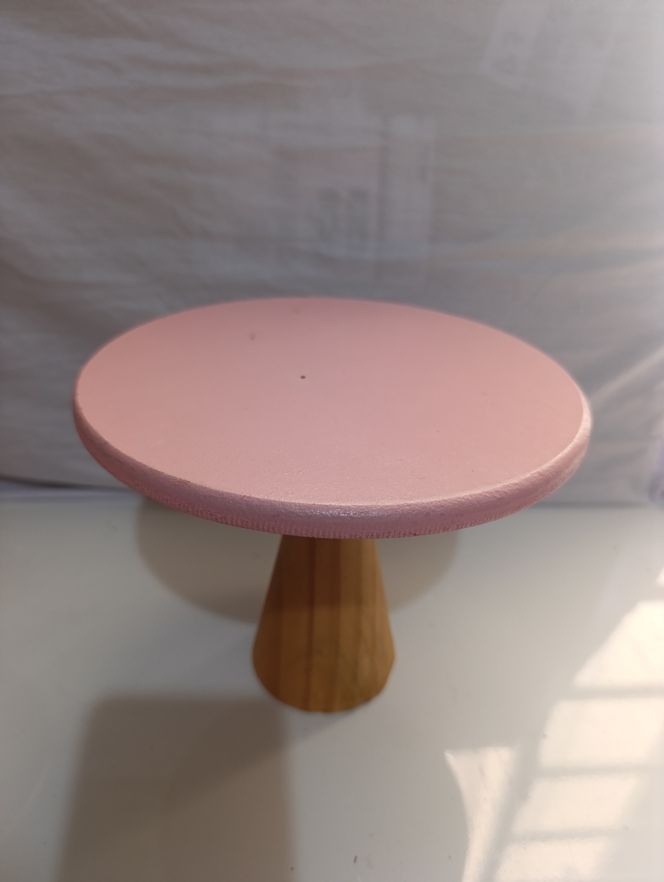 Boleira Pinus Rosa Candy (Altura Média) - AMÔ ATELIÊ DECORAÇÃO