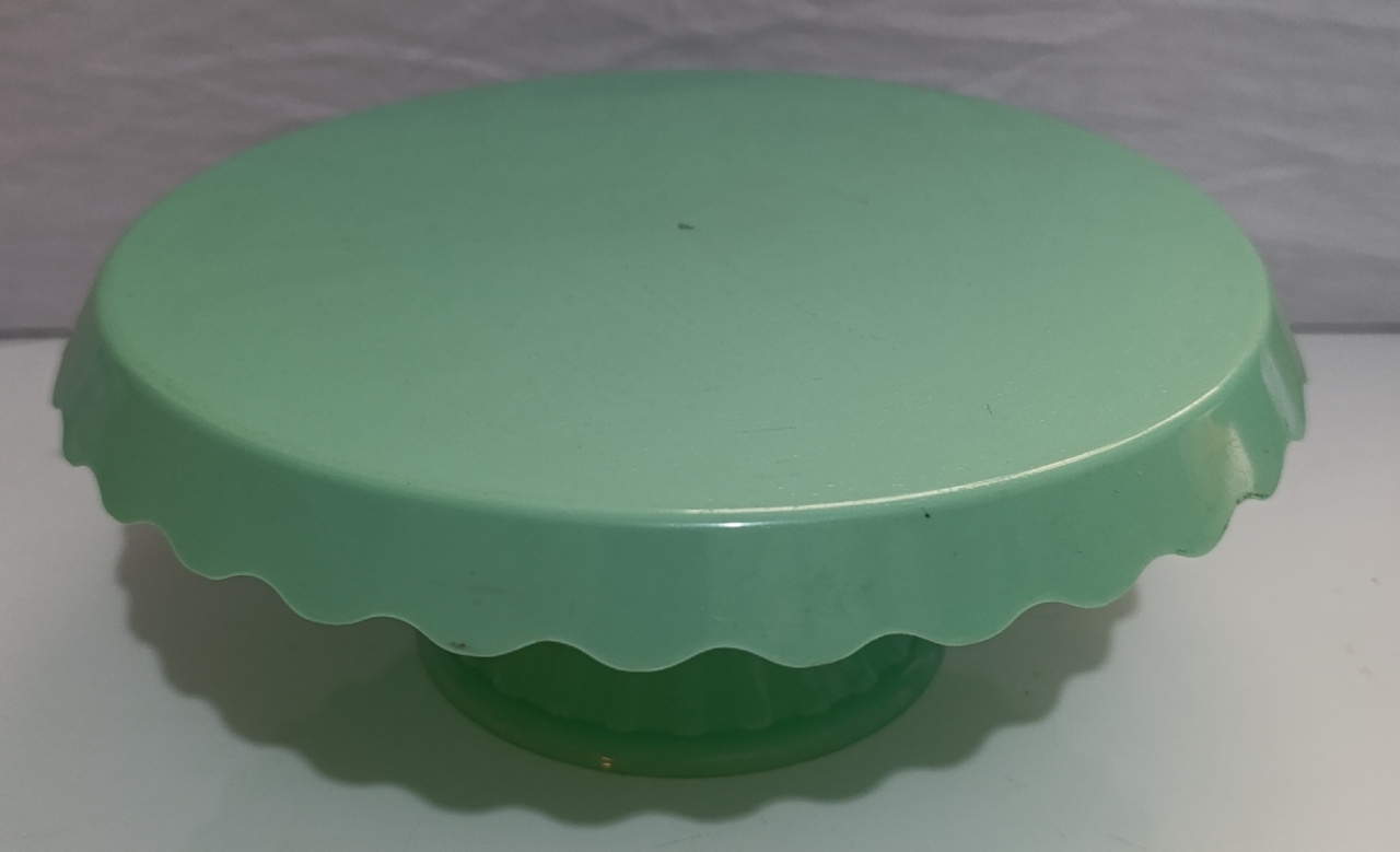 Boleira Verde Água M  - AMÔ ATELIÊ DECORAÇÃO