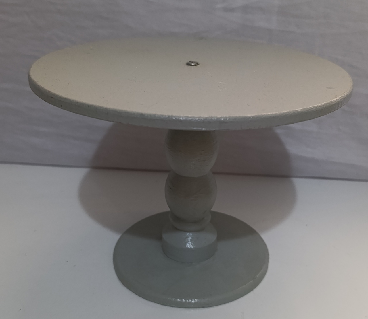 Boleira Mdf Cinza M  - AMÔ ATELIÊ DECORAÇÃO