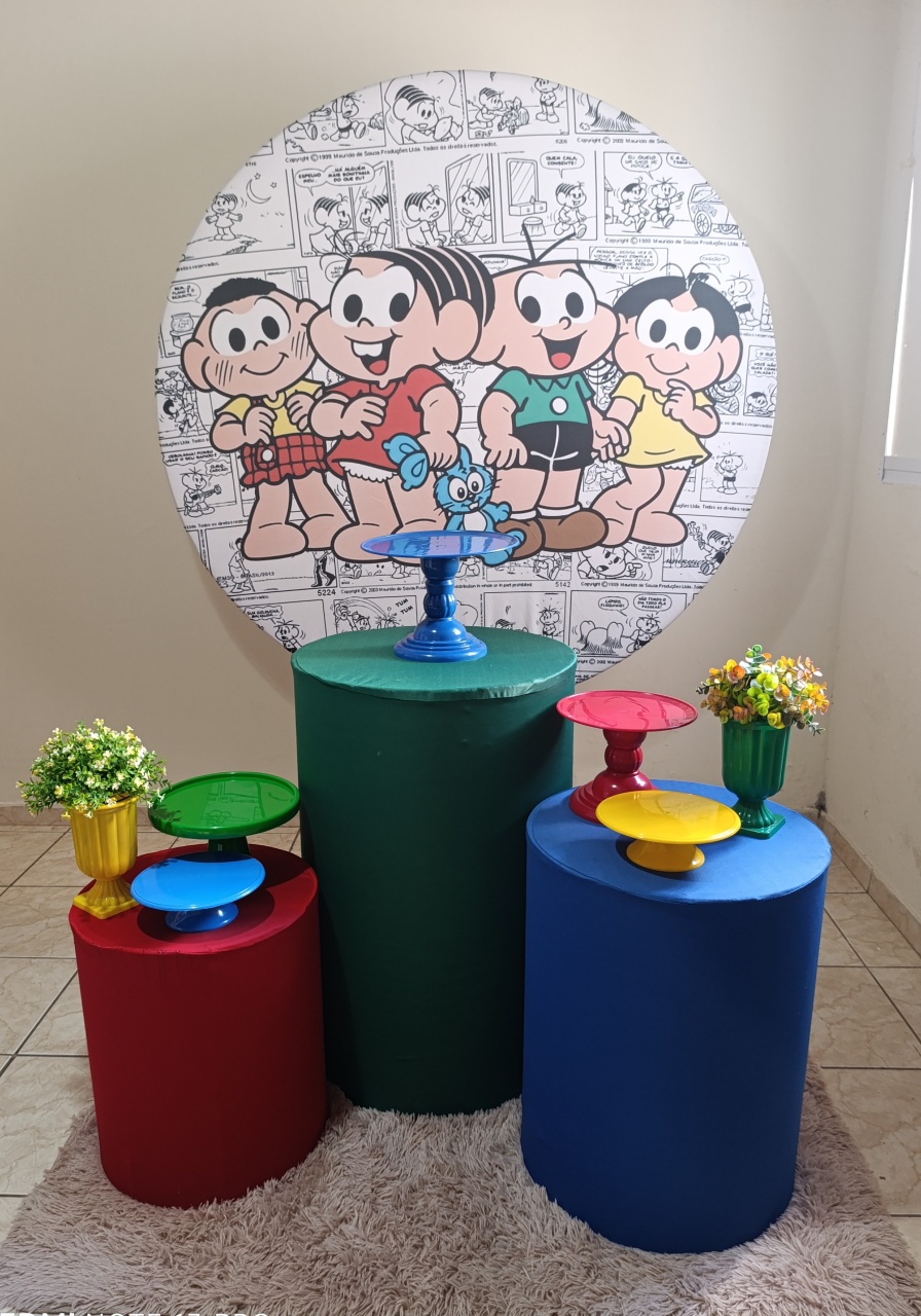 Kit Turma da Mônica  - AMÔ ATELIÊ DECORAÇÃO