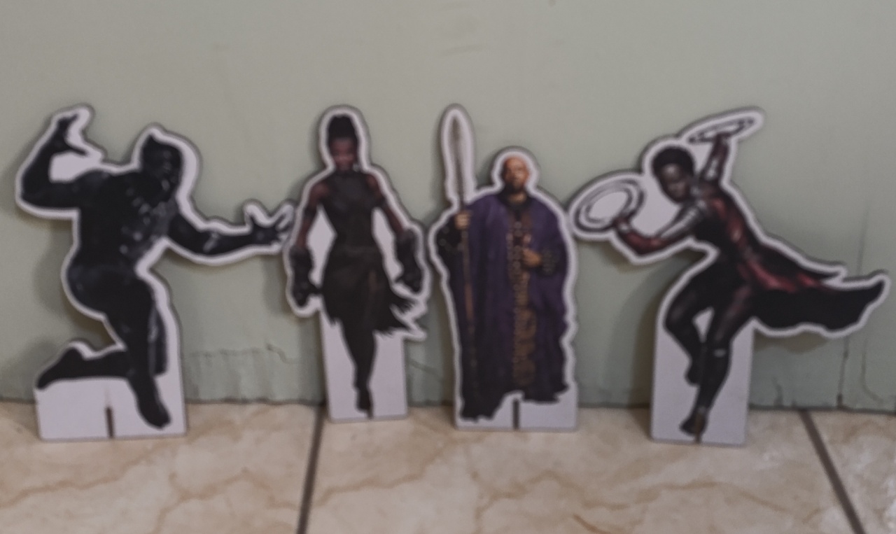 Kit Pantera Negra  - AMÔ ATELIÊ DECORAÇÃO