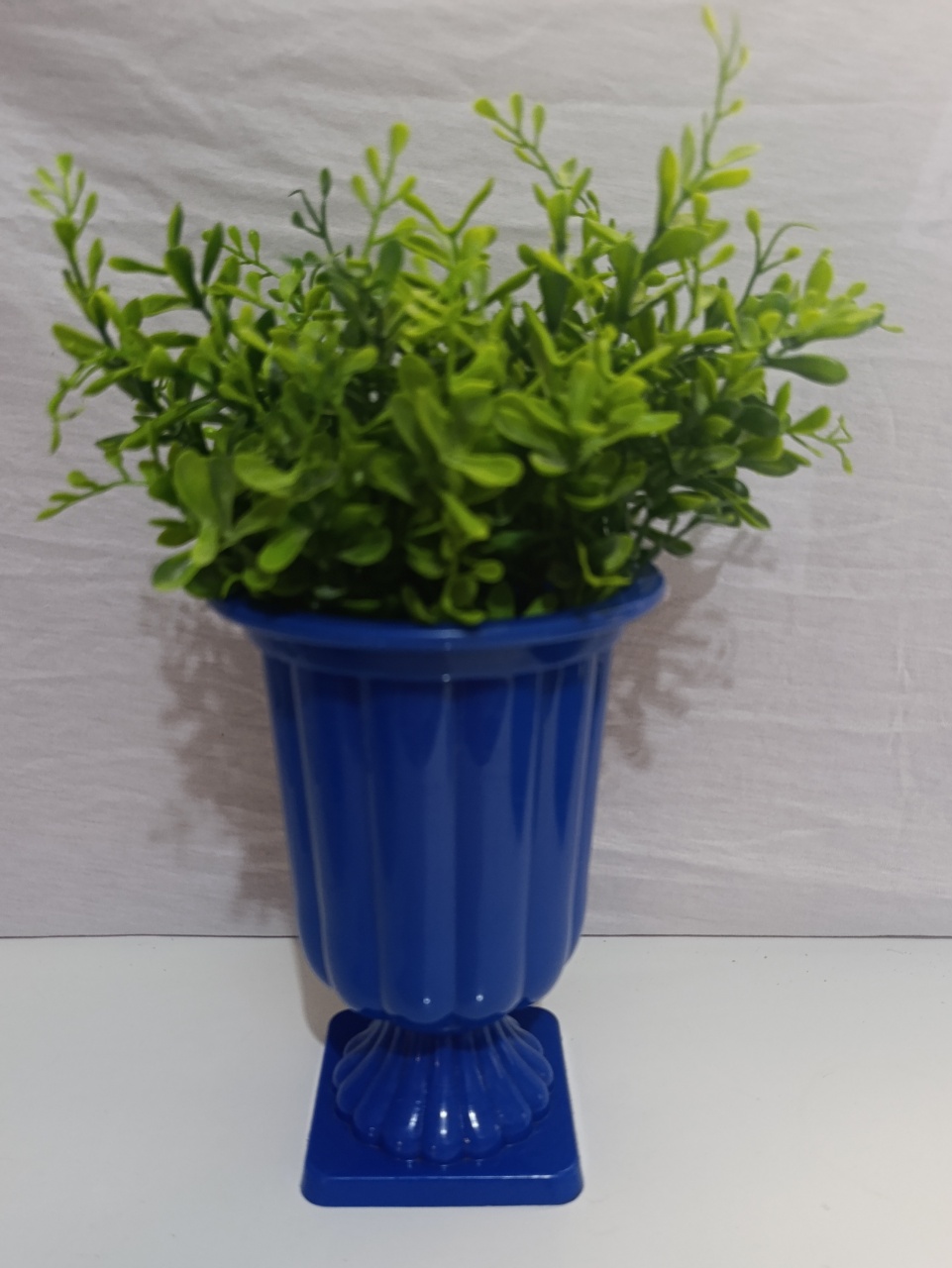 Vaso Grego Azul Royal M  - AMÔ ATELIÊ DECORAÇÃO