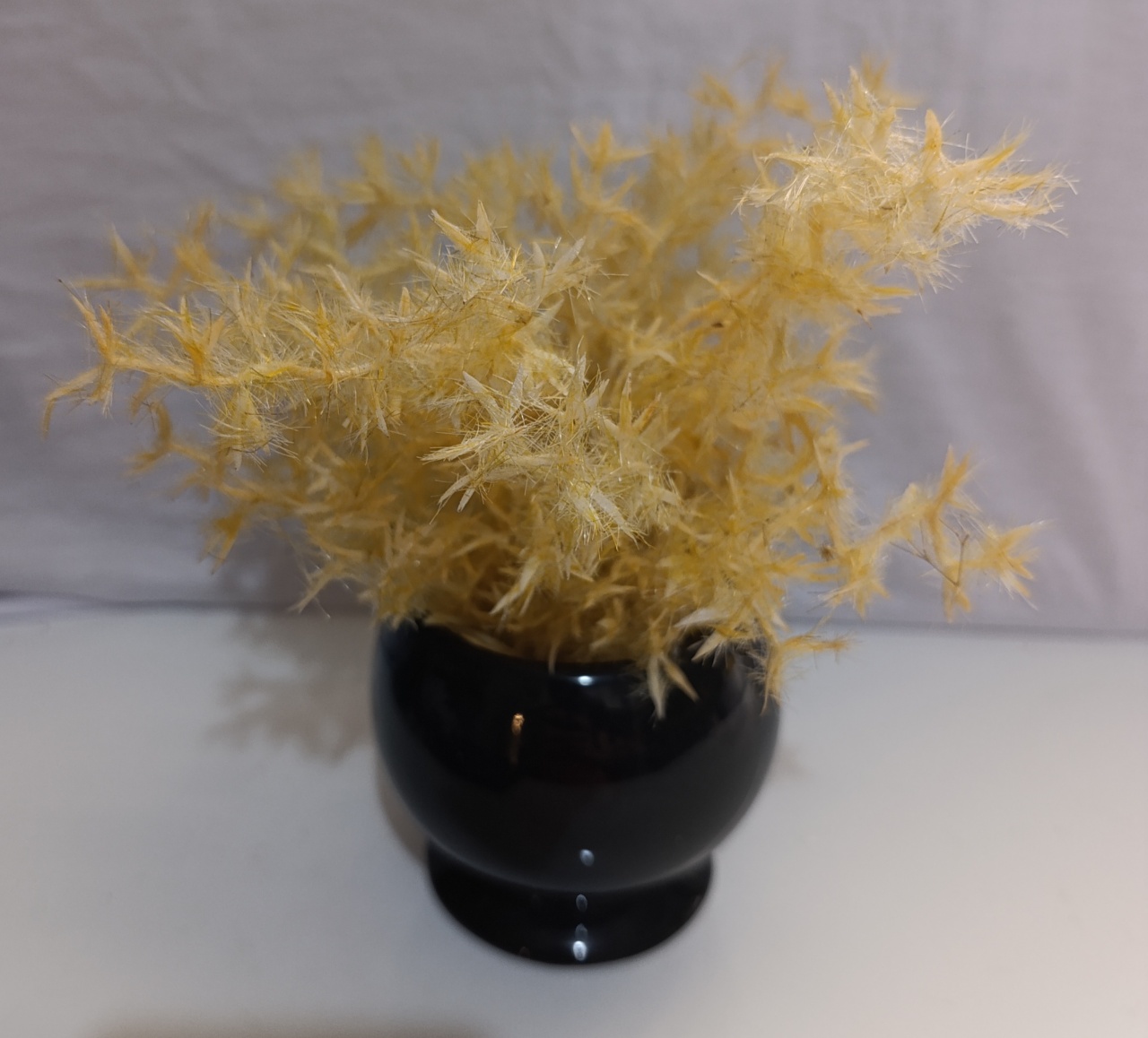 Vaso Preto Cerâmica P - AMÔ ATELIÊ DECORAÇÃO