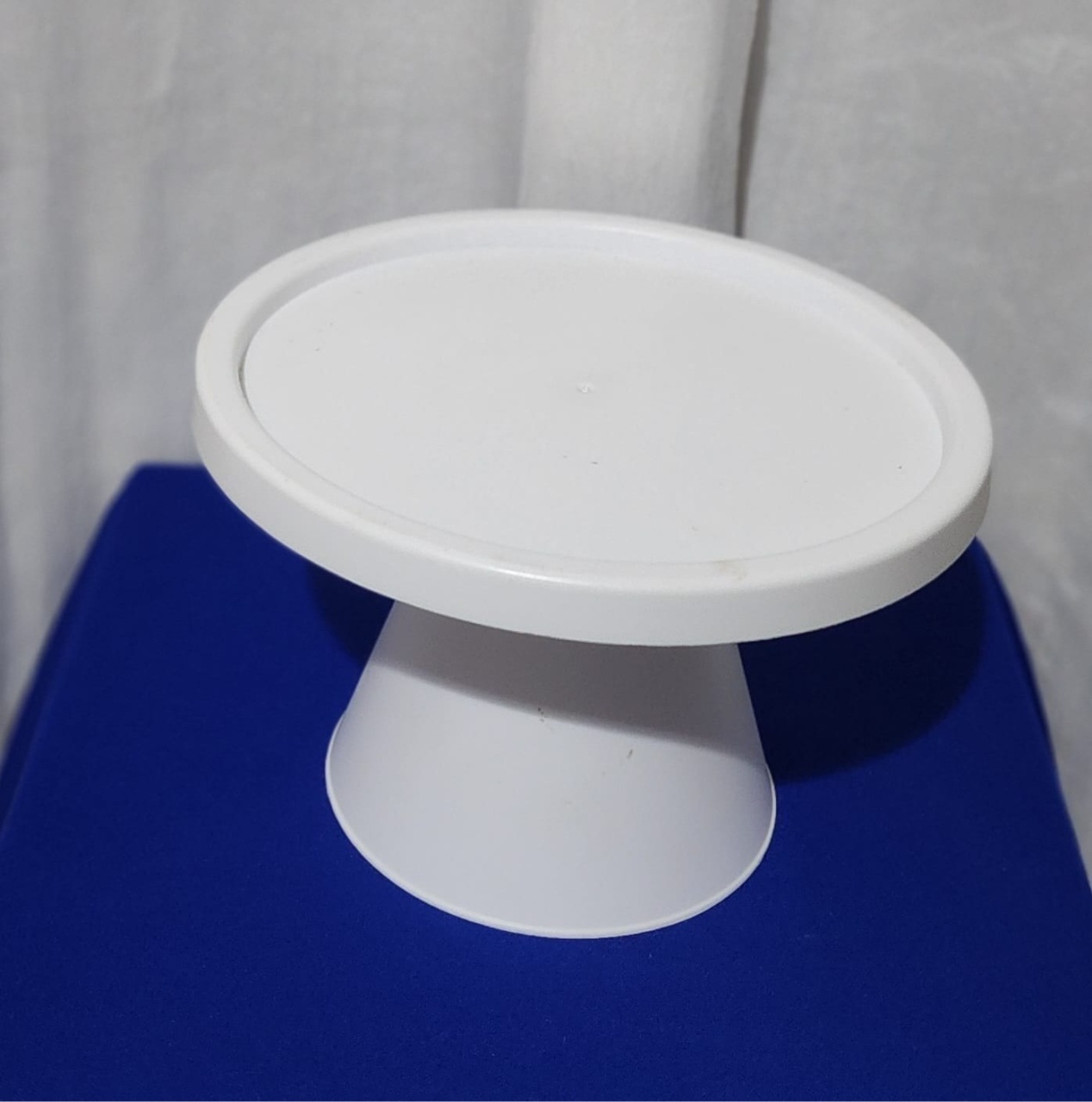 Boleira de Plastico Cogumelo Branca - Realize Festas Decor