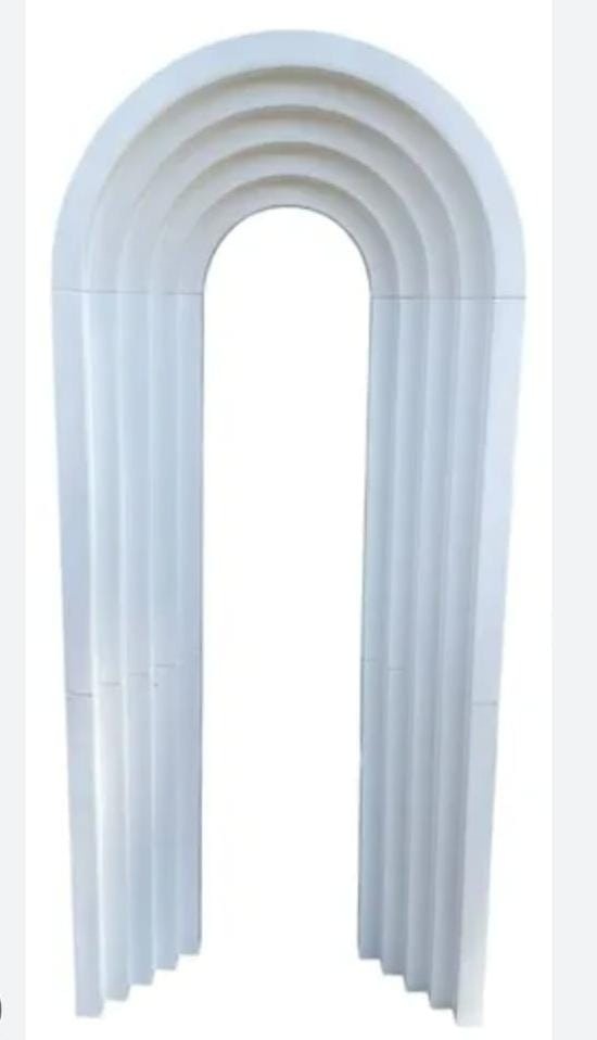 Painel Degrade Branco - Realize Festas Decor