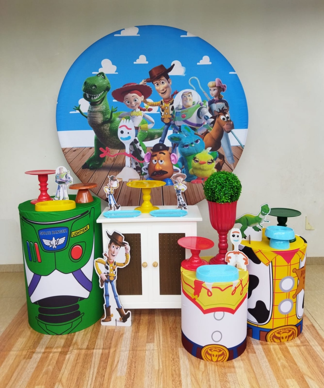 Kit Toy Story Luxo  - Maju Festa Pegue e Monte 