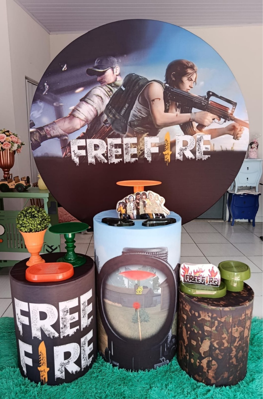 Kit Free Fire - Maju Festa Pegue e Monte 