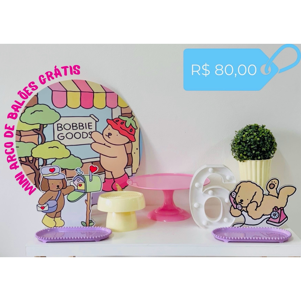 Bobbies Goods | Menina - Kit Mesa - zigalufest