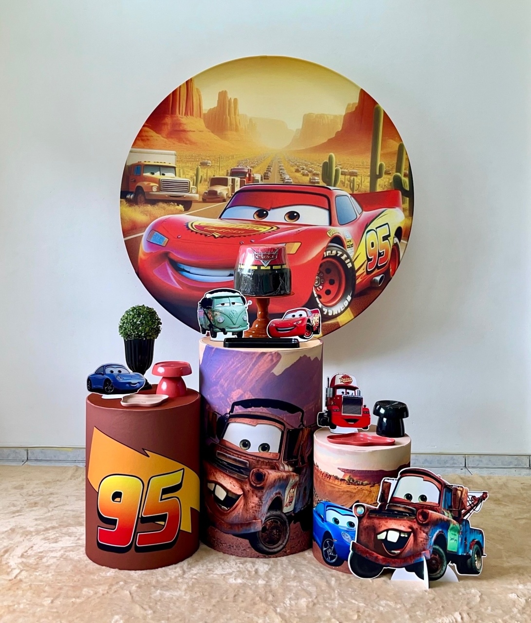 Carros - Mcqueen E Mater - Kit 1 - zigalufest