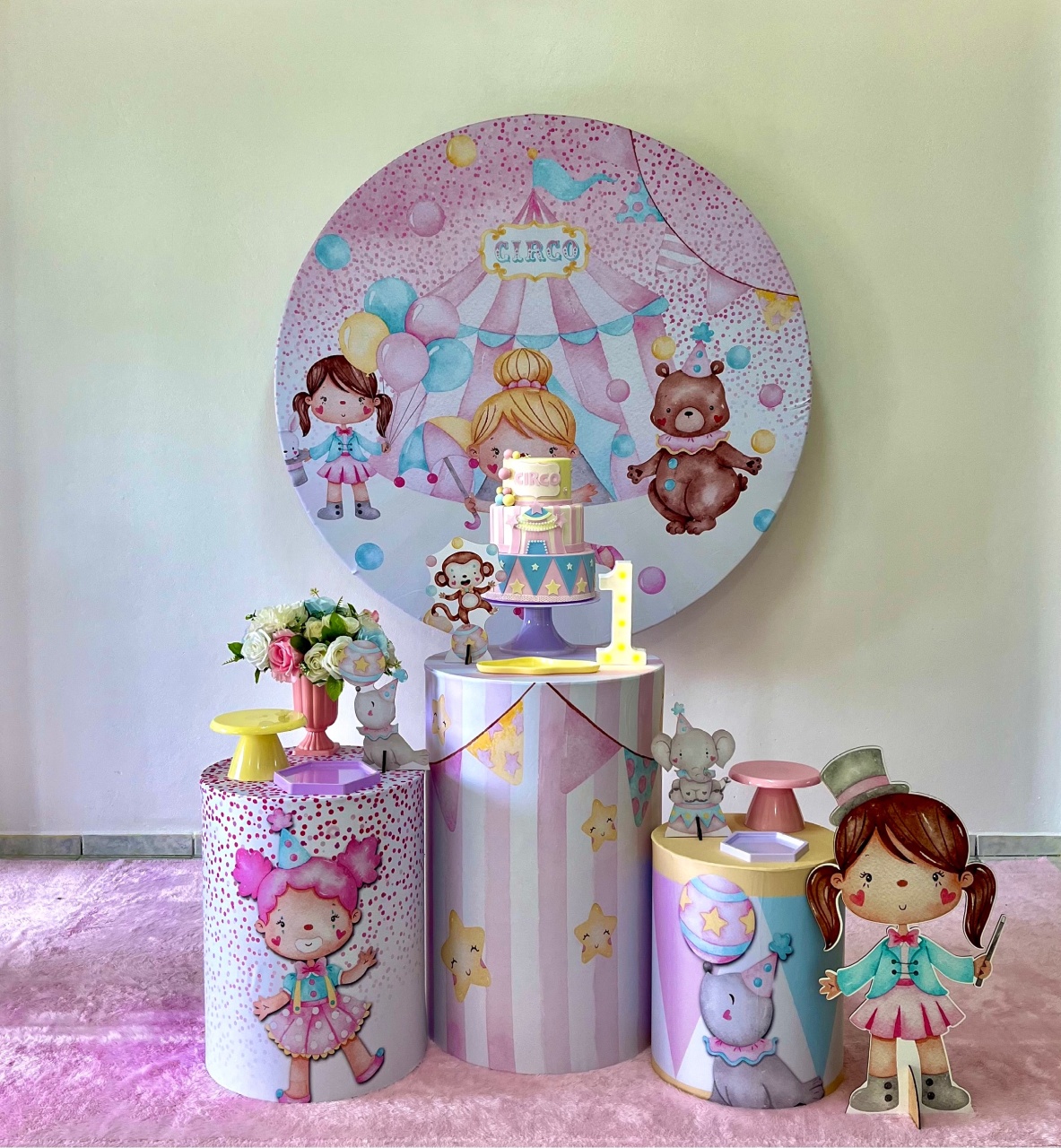Circo Rosa - Kit 1 - zigalufest