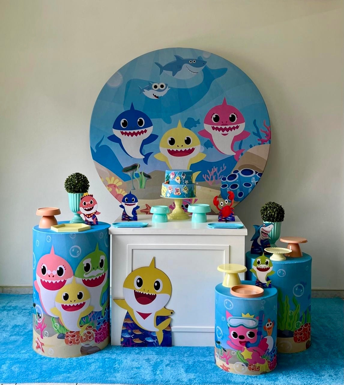Baby Shark Menino - Kit 2 - zigalufest