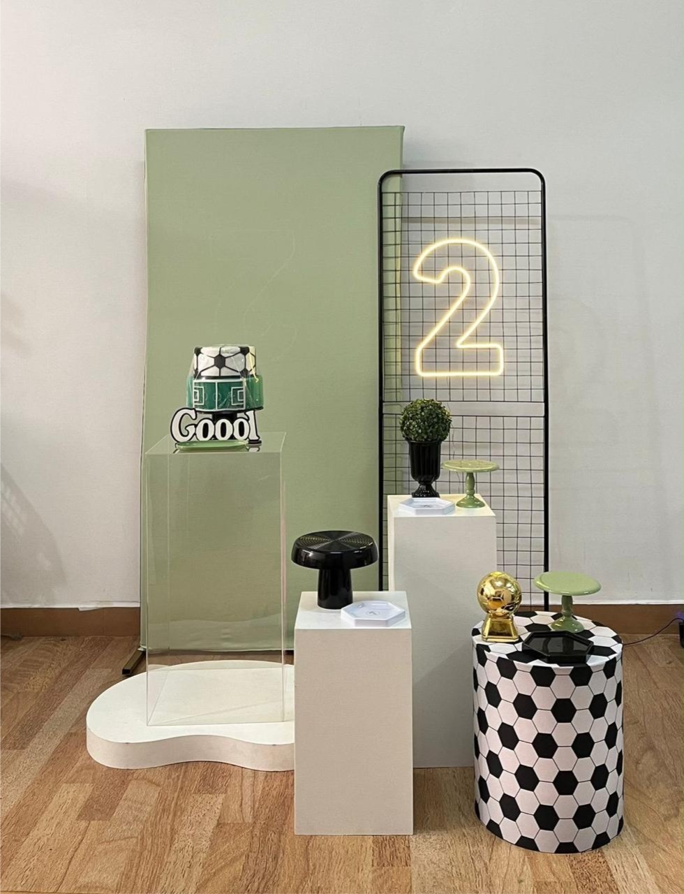 Composição Futebol Clean | Painel Verde - zigalufest