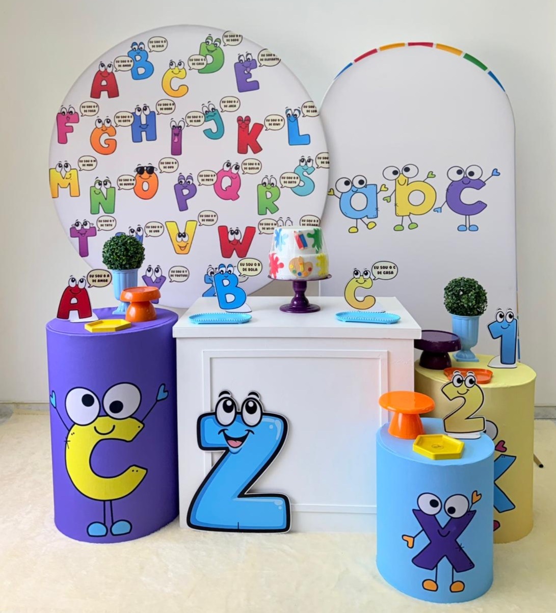 Kit 3 - Abc - Alfabeto E Números - zigalufest