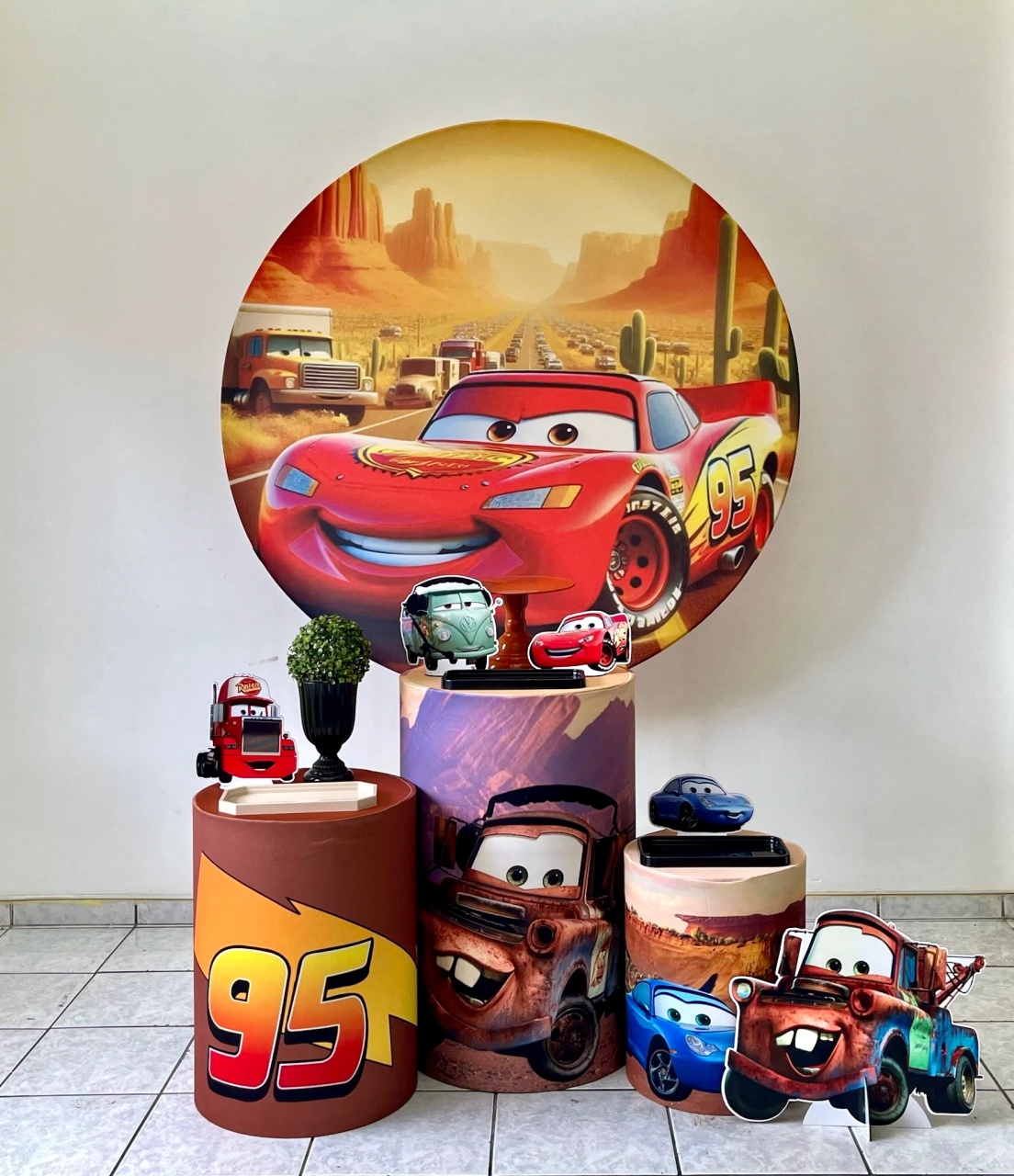 Carros - Mcqueen E Mater - Kit 01 - zigalufest