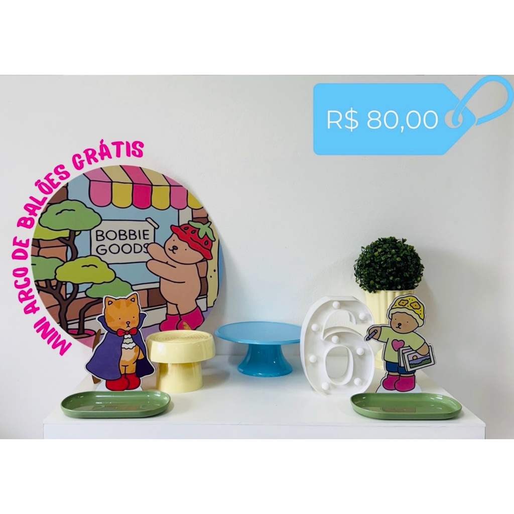 Bobbies Goods | Menino - Kit Mesa - zigalufest