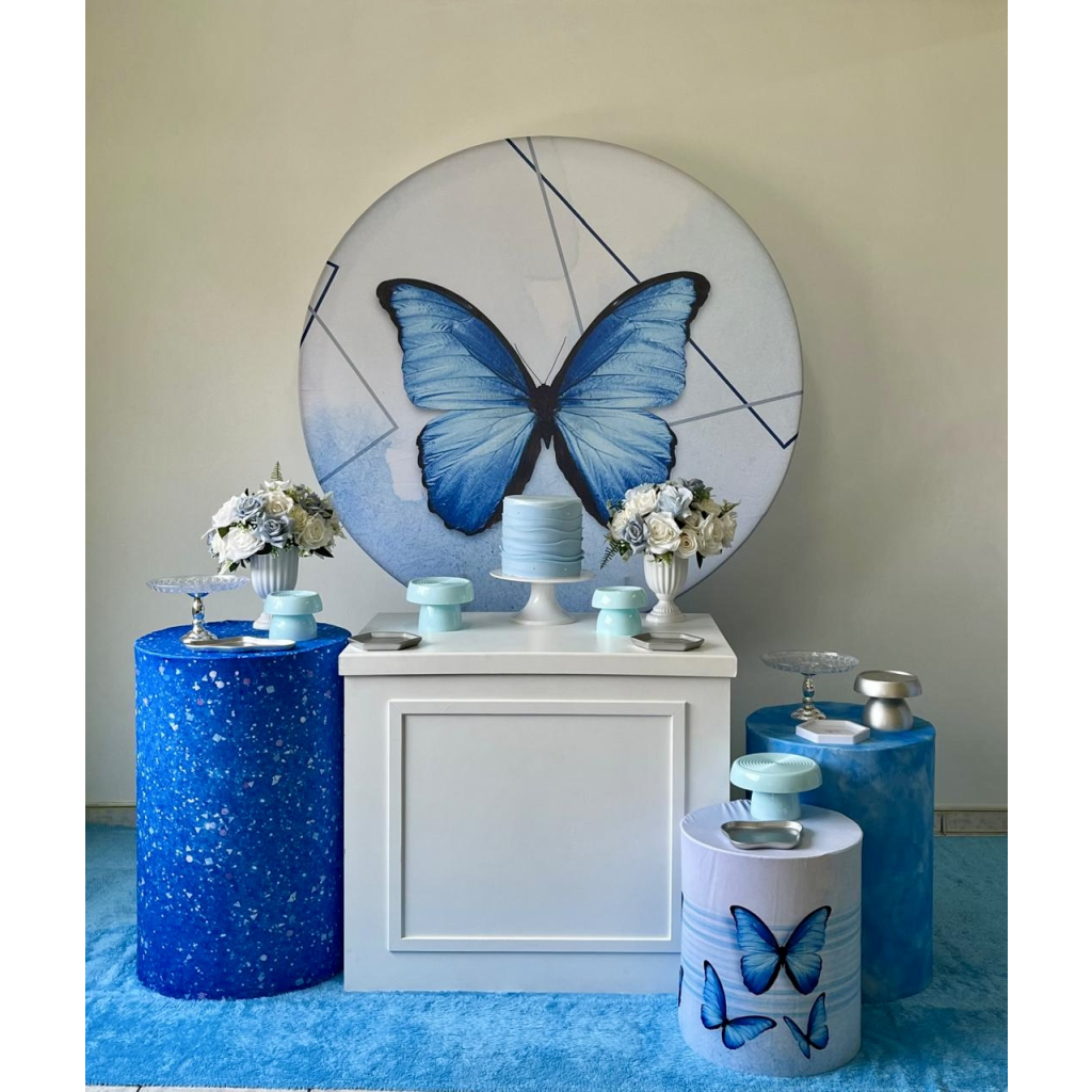Borboleta Azul - Kit 2 - zigalufest