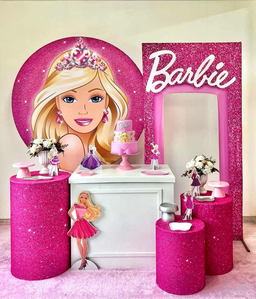 Barbie - Kit 3 | Painel Interativo  - zigalufest